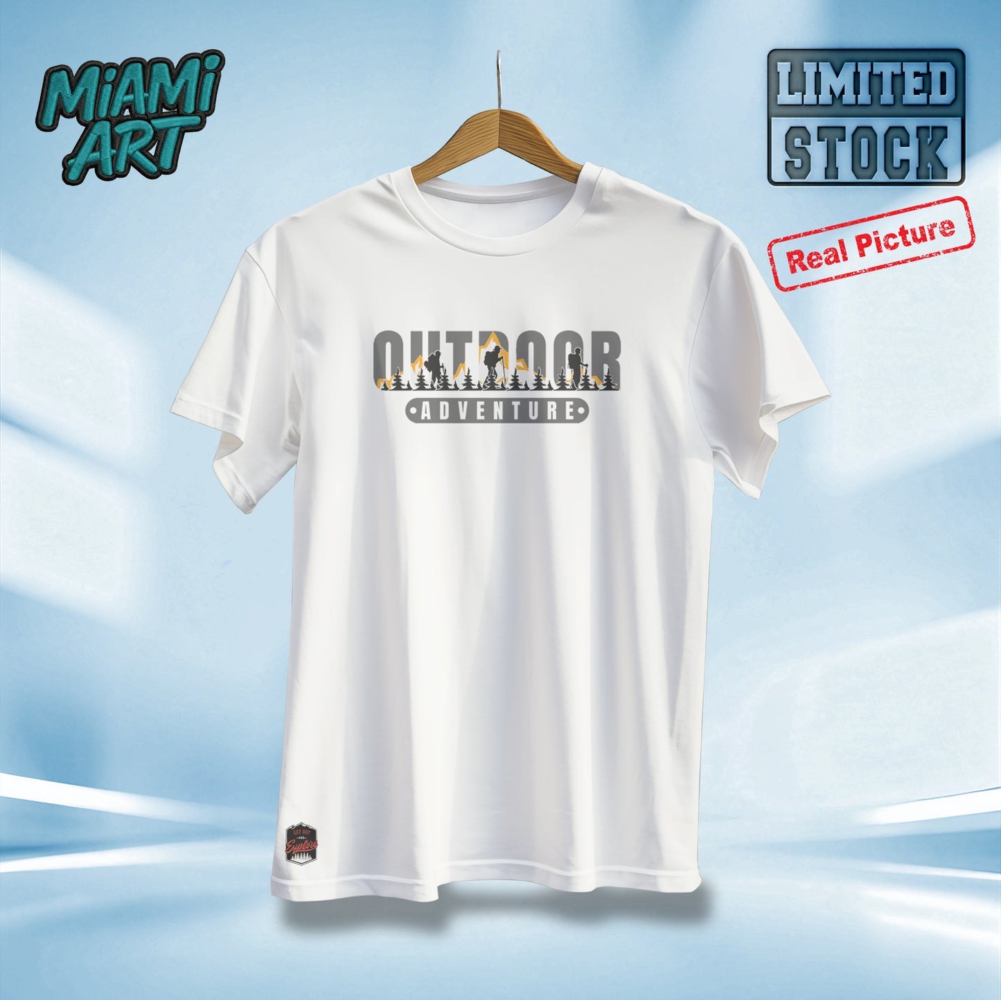 T-Shirt White Outdoor