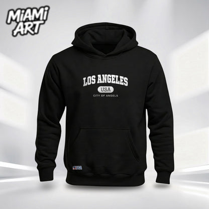 Hoodie Black US Los Angeles
