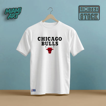 T-Shirt White Chicago Bulls